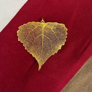 Gold Leaf Pendant